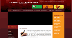 Desktop Screenshot of chapelofgoodnews.org